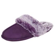 Pantuflas Jessica Simpson Cómodas con Pelo Sintético y Espuma de Memoria Moradas Pantuflas Jessica Simpson Cómodas con Pelo Sintético y Espuma de Memoria Moradas