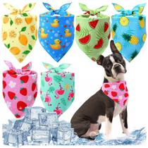 Pañuelos Refrescantes para Perros Abbylike Triángulo de Verano Paquete de 6 Pañuelos Refrescantes para Perros Abbylike Triángulo de Verano Paquete de 6