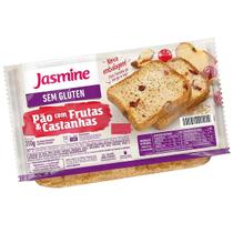 Pão Com Frutas e Castanhas Zero Glúten Vegano Jasmine 350gr