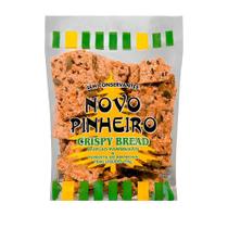 Pão Crispy Bread Sabor Queijo Parmesão e Semente de Abóbora Novo Pinheiro 150g