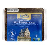 Pão de Centeio Integral Pumpernickel Com Extrato de Malte Meierbaer 500g