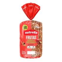 Pão de Forma Frutas, Grãos e Castanhas Nutrella 550g Pão de Forma Frutas, Grãos e Castanhas Nutrella 550g