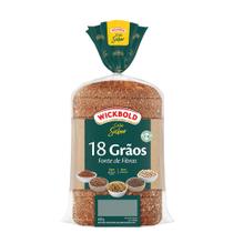 Pão de Forma Grão Sabor 18 Grãos Wickbold 450g Pão de Forma Grão Sabor 18 Grãos Wickbold 450g
