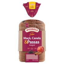Pão de Forma Grão Sabor com Maçã, Canela e Passas WICKBOLD 500g