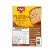 Pão de Forma Quinoa e Linhaça Schar 200g Pão de Forma Quinoa e Linhaça Schar 200g
