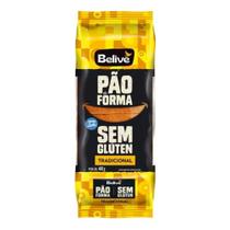 Pão de Forma Tradicional sem Gúten Belive 400g Pão de Forma Tradicional sem Gúten Belive 400g