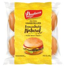 Pão de Hambúrguer Bauducco Fermentação Natural 200g Pão de Hambúrguer Bauducco Fermentação Natural 200g