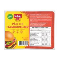 Pão de Hamburguer Sem Glúten Schar 130g - Embalagem com 2 Unidades Pão de Hamburguer Sem Glúten Schar 130g - Embalagem com 2 Unidades