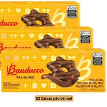 Pão de Mel Bauducco Chocolate C/ 6 Unid - 3 Caixas Pão de Mel Bauducco Chocolate C/ 6 Unid - 3 Caixas