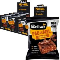 Pão De Mel Belive Zero (Acucar, Lactose E Gluten) 45G (20X)