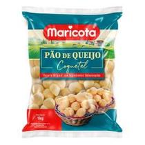 Pão de queijo coquetel 18g maricota pct 1kg Pão de queijo coquetel 18g maricota pct 1kg