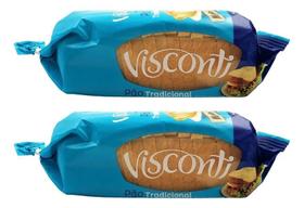 Pao Forma Tradicional 400G Visconti - Kit 2 Unidades