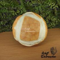 Pão Italiano Redondo XGrande Artificial Para Santa Ceia Decorativo - Wolf Decorações