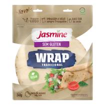 Pao Massa Tortilha Wrap Tradicional Sem Glúten Jasmine 240g Pao Massa Tortilha Wrap Tradicional Sem Glúten Jasmine 240g