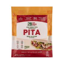 Pão Sírio Sem Glúten Pita - Casa Rigani 200g (4 Unidades)