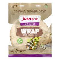 Pao Tortilha Chia E Linhaça Sem Glúten Jasmine 240g Pao Tortilha Chia E Linhaça Sem Glúten Jasmine 240g