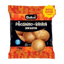 Pãozinho de Batata Sem Glúten, Sem Leite Belive 198g Pãozinho de Batata Sem Glúten, Sem Leite Belive 198g