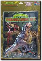 Papa 0742 - livro de dinossauro com miniatura articulada - tiranossauro rex