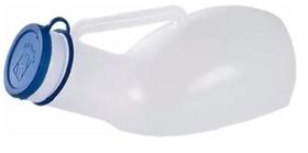 Papagaio (urinol) de plástico com tampa 1L - Cellpus