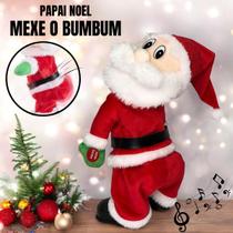 Papai Noel 32cm Musical Dançarino Boneco Mexe O Bumbum A Pilhas