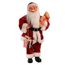 Papai Noel À Corda Musica Movimento 45Cm