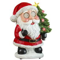 Papai Noel Arvore Natal Natalino Som Olhos Led Decoraçao Mesa Estante Prateleira Hall Entrada Recepçao Fim de Ano Festa Papai Noel Arvore Natal Natalino Som Olhos Led Decoraçao Mesa Estante Prateleira Hall Entrada Recepçao Fim de Ano Festa