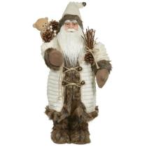 Papai Noel Bege c/ Ursinho - 60cm Papai Noel Bege c/ Ursinho - 60cm