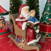 Papai Noel Cadeira de Balanço - 20cm - Mimô Store Decor