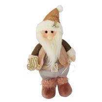 Papai Noel Casaco Rosa 39cm