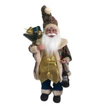 Papai Noel Com Lanterna e Saco de Presentes Natal 70cm