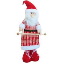 Papai Noel com Pernas Extensoras Porta Toalhas ou Papel Higiênico 55cm XTS0781 - Rio Master