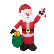 Papai Noel Com Presente - Inflavel (cromus) 120cm Bivolt Papai Noel Com Presente - Inflavel (cromus) 120cm Bivolt