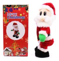 Papai Noel Dançarino Mexe Bumbum Musical Decoração 32cm