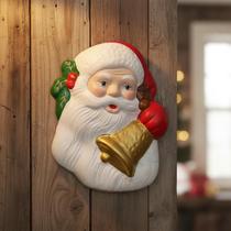 Papai Noel de Cerâmica de Pendurar na Parede ou Porta Papai Noel de Cerâmica de Pendurar na Parede ou Porta