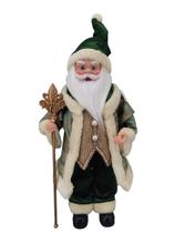 Papai Noel De Natal Verde E Dourado Decoração Natal 50Cm Papai Noel De Natal Verde E Dourado Decoração Natal 50Cm