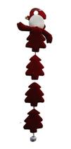 Papai Noel De Porta Enfeite Natal Pendurar Placa Hohoho Top