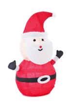 Papai Noel Dobrável 45L 3AA 70cm Decoração de Natal