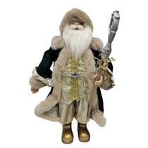 Papai Noel em Pé Verde com Cajado 45 cm Tok da Casa