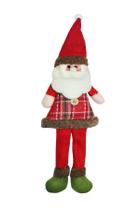 Papai Noel Enfeite De Natal Perna Mole Boneco De Neve G 40cm