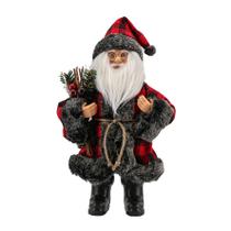 Papai Noel Enfeite Decoração Natal Boneco 25cm