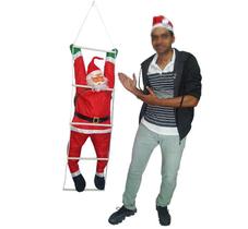 Papai Noel Escada Natalino Escalador Enfeite Natal Decoracao (BSL-36041-13) - Braslu