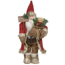 Papai Noel Feliz Natal c/ Ursinho - 60cm Papai Noel Feliz Natal c/ Ursinho - 60cm