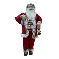 Papai noel floco neve 45cm 92668