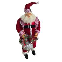 Papai Noel Grande 106cm Decoração Natalina Luxo Super Saldão - fabiamce