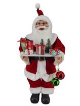 Papai Noel Grande C/Enfeites Vermelho Decoração Natal 60Cm - Zona Livre