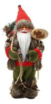 Papai Noel Grande Lenhador Boneco Enfeite Natal 60 Cm Luxo