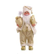 Papai Noel Grande Luxuoso Decoração Natalina Natal Luxo 60cm - Magizi