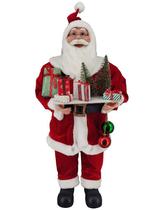 Papai Noel Grande Tradicional Vermelho Decoração Natal 90cm