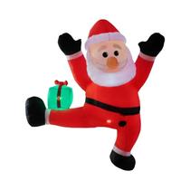 Papai Noel Inflável De Natal De 8 Pés Com LED Para Decoração Externa De Casa, Café, Festa E Jardim