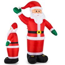 Papai Noel Inflavel Natal Natalino Festa Fim de Ano Decoraçao Enfeite Casa Loja Shopping Entrada Comercial Residencial Confraternizaçao